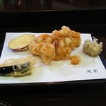 天米 - 海老定食の天ぷら③