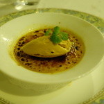 四間道レストランMATSUURA - 2015.10 デザート：栗のクリームブリュレ＆コーヒーアイス