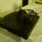 四間道レストランMATSUURA - 2015.10 謎の苔のようなものはパンのバターでした：笑