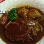 季の風 - 150917北海道　季の風　煮込みハンバーグ