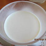 ハレ - 季節柄かシンプルなパンナコッタ