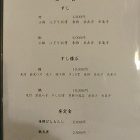 すし青柳 - 昼メニュー