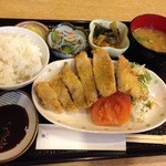お家のごはん かれん - H.27.10.23.夜 トンカツ定食 850円