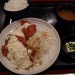 一番どり - 鶏タルタル南蛮定食 890円 (15年10月)