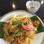 カーン・ケバブ・ビリヤニ - ライタ(野菜のヨーグルト和え)