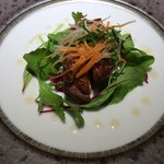 鴨胸肉のマリネのサラダ仕立て