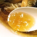 らぁめん 満来 - 黄金スープ。これがうまい。