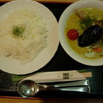 カフェレストランビーグル - グリーンカレー ７５０円