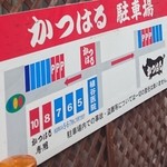 かつはる - 駐車場案内(2015．10）