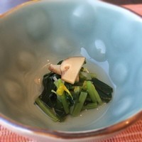 日本料理 旬彩 - 松茸コース
                はじめは根三つ葉のおひたし