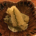 鮨 りんだ - つきだし 子持ち昆布