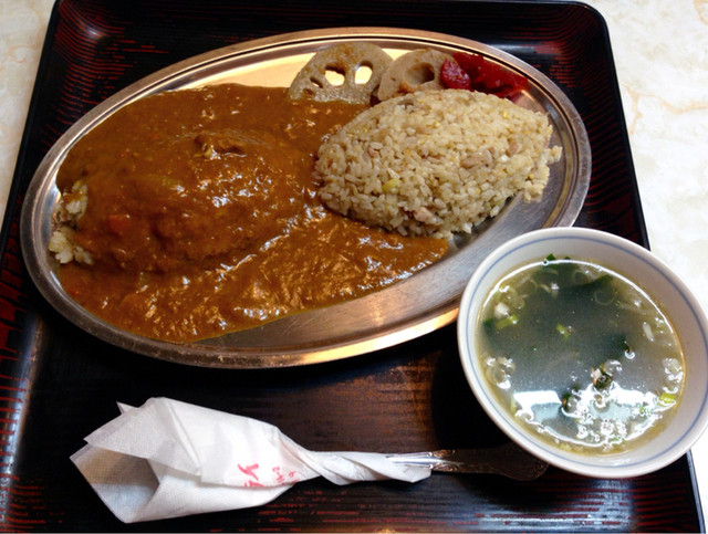 土浦レンコンチャーハン カレー ｰ Wｰ By ハックルベリー フィン ファミリーフクライ 土浦 中華料理 食べログ