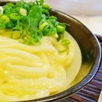 うどん 丸香 - 釜玉アップ