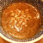 煮干しつけ麺 宮元 - 烏賊つけ麺・つけ汁