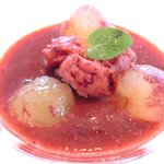 ラトラス - ランチコース 6000円 の巨峰を使った一皿