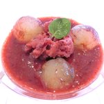 ラトラス - ランチコース 6000円 の巨峰を使った一皿