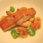 りょうりにん みわ - 金目鯛とホワイトアスパラのソテー