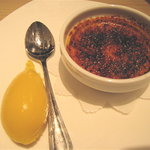 りょうりにん みわ - クレームブリュレとマンゴーアイス