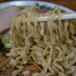 ケンちゃんラーメン - 麺が特徴的。