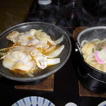 Hoteru Takasago - 「部屋食 陶板焼き」熱々で美味！2015年神無月