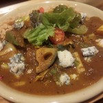 自然派カフェ　米野かりぃ堂 - ゴルゴンチーズ-スパイシーカリー 1,100円