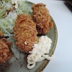 とんかつ美よし - カキフライ&マヨ