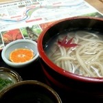 小田深山荘 - たらいうどん