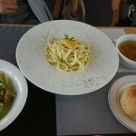 Cafe&restaurant 360 - ウニのパスタをパンで。