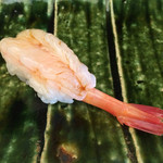 鮨長 - 甘海老 今回も食べられて嬉しい！