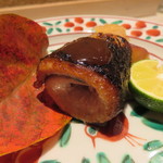 くろぎ - 厚岸の秋刀魚ロール、大根おろしで