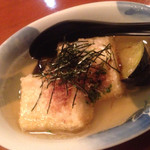 道しるべ - 豆腐&茄子の揚げだし