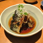 酒とそば まるき - 秋刀魚の焼きびたし