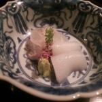 冨久屋 - 平目と赤イカの造り