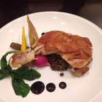 ブラッスリー ソレイユ - 鶏もも肉のコンフィ