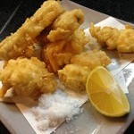 和食と地酒の店 うり坊 - H.27.10.24.夜 鱧天ぷら・穴子天ぷら