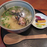鳥長 - 鶏スープ茶漬け（￥450）