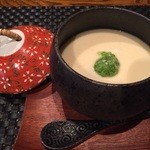 Tsubomi - 茶碗蒸し、餅と小梅入り