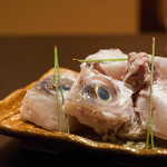 肥後橋ゆきや。 - 2015.10 天然鯛ちり鍋 自家製ちり酢と共に