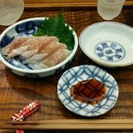 浅草じゅうろく - 真鯛の湯引き オレンジ酢添え