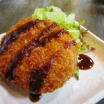 麺やながしろ - マンデーサービス（コロッケ）