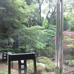 Fondokuru - 店内の大きな窓からは翆香園ホテル自慢の庭園が目の前に見ることが出来ますよ