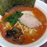 武蔵家 菊名店 - 「ファイヤー・ラーメン(700円)」[平成27年10月17日(土)撮影]