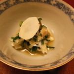 どてぼり，キクナのおろし和え