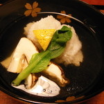 虎屋 壺中庵 - 地物国産松茸と鱧の椀