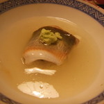 虎屋 壺中庵 - 鮎と栗蒸しのあんかけ