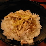 虎屋 壺中庵 - 松茸と鯛と黄身ご飯