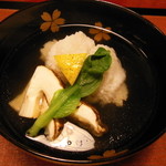虎屋 壺中庵 - 地物国産松茸と鱧の椀