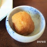 たなか - 玉子焼き用大根おろし…適度に甘めの蕎麦汁が掛かって良い味です