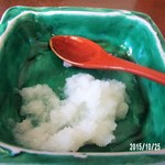 たなか - 辛味大根…味はそうきつくないんですがピリッと来ます