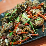 四川食府 - 自家製北京ダック（３，８８０円）にプラス５００円でいただける『辣子鴨』２０１５年１０月